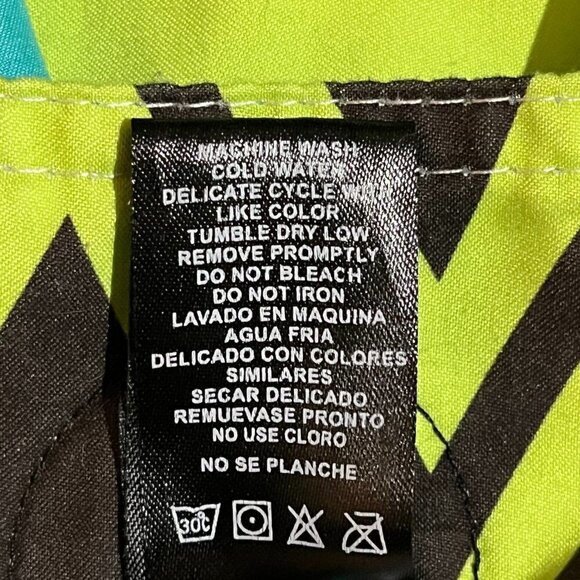 Maui & Sons HULA GIRL Palm Tree Blue Board Shorts - Limited Edition - RARE! - Picture 12 of 12